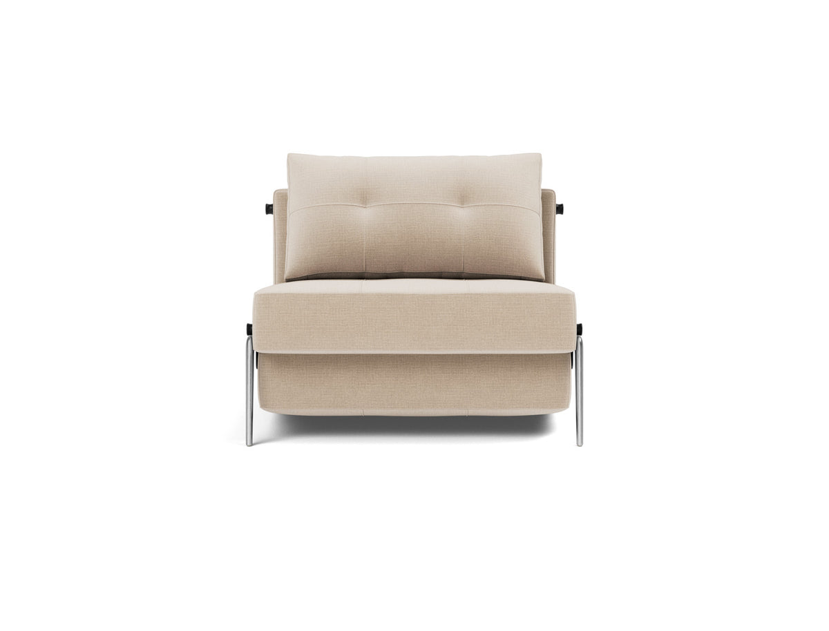 CUBED Chair Bed Aluminium 90x200CM