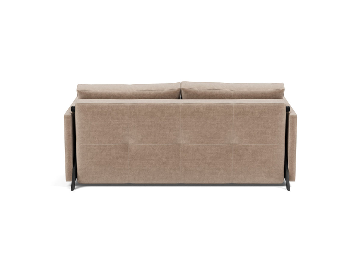 CUBED Sofa Bed with Arm Rests, back view
