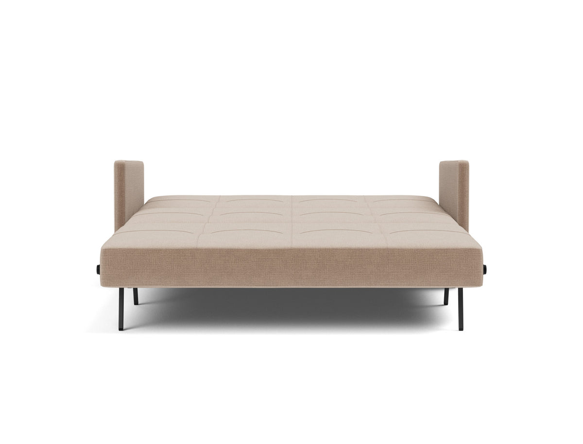 CUBED Sofa Bed with Arm Rests, bed position