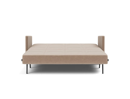 CUBED Sofa Bed with Arm Rests, bed position