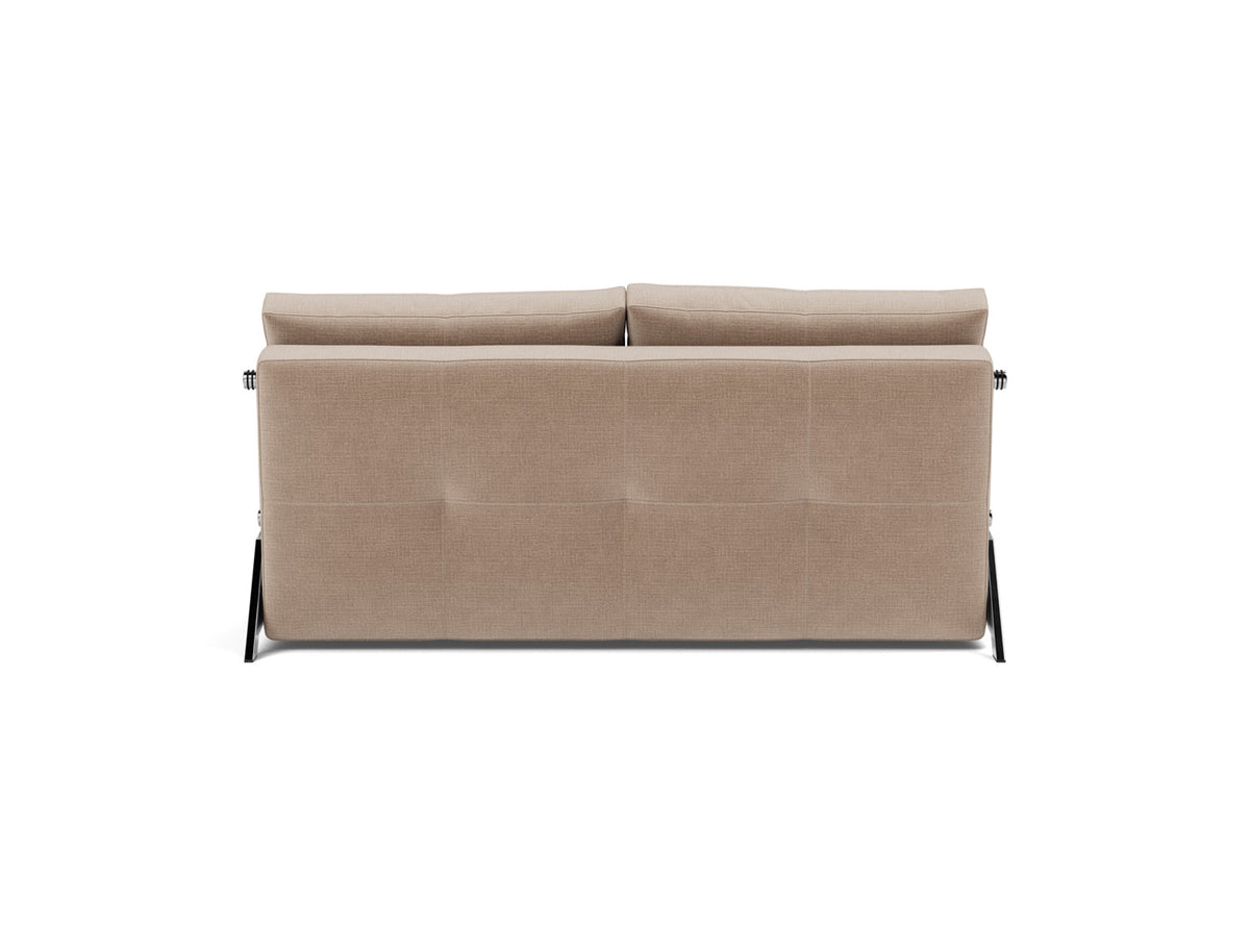 CUBED Sofa Bed Chrome, back view