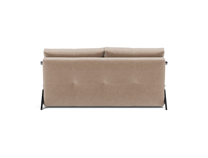 CUBED Sofa Bed Chrome, back view
