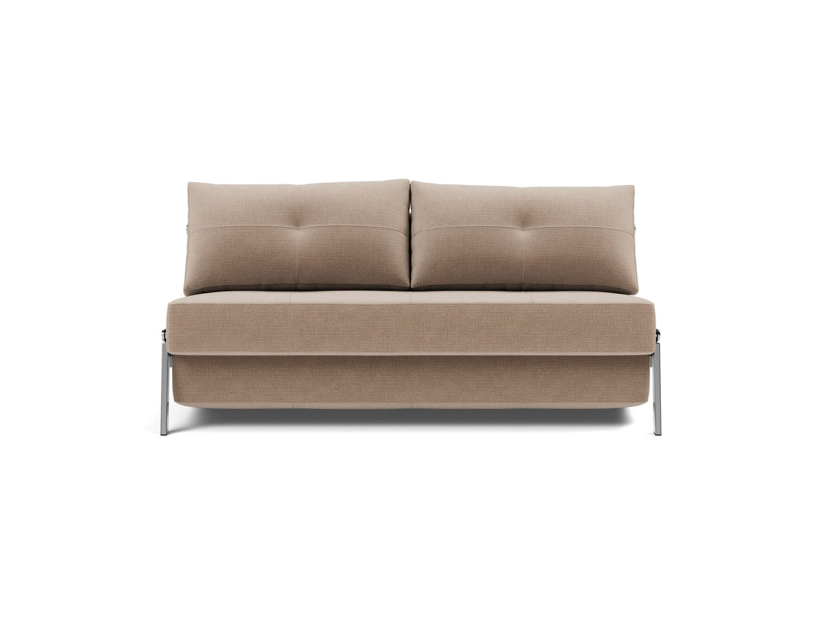 CUBED Sofa Bed Chrome, front