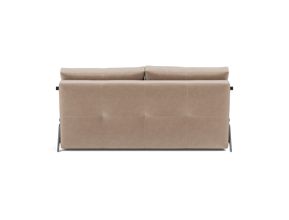 CUBED Sofa Bed Aluminium, back view