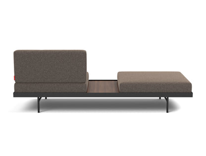 PURI Daybed, Walnut, back view