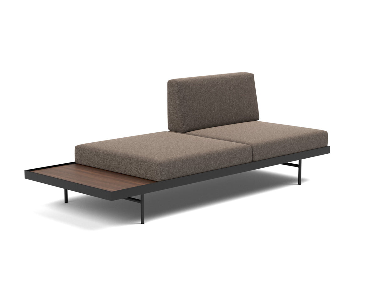 PURI Daybed, Walnut, lounge position
