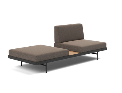 PURI Daybed, Oak, 3/4 view