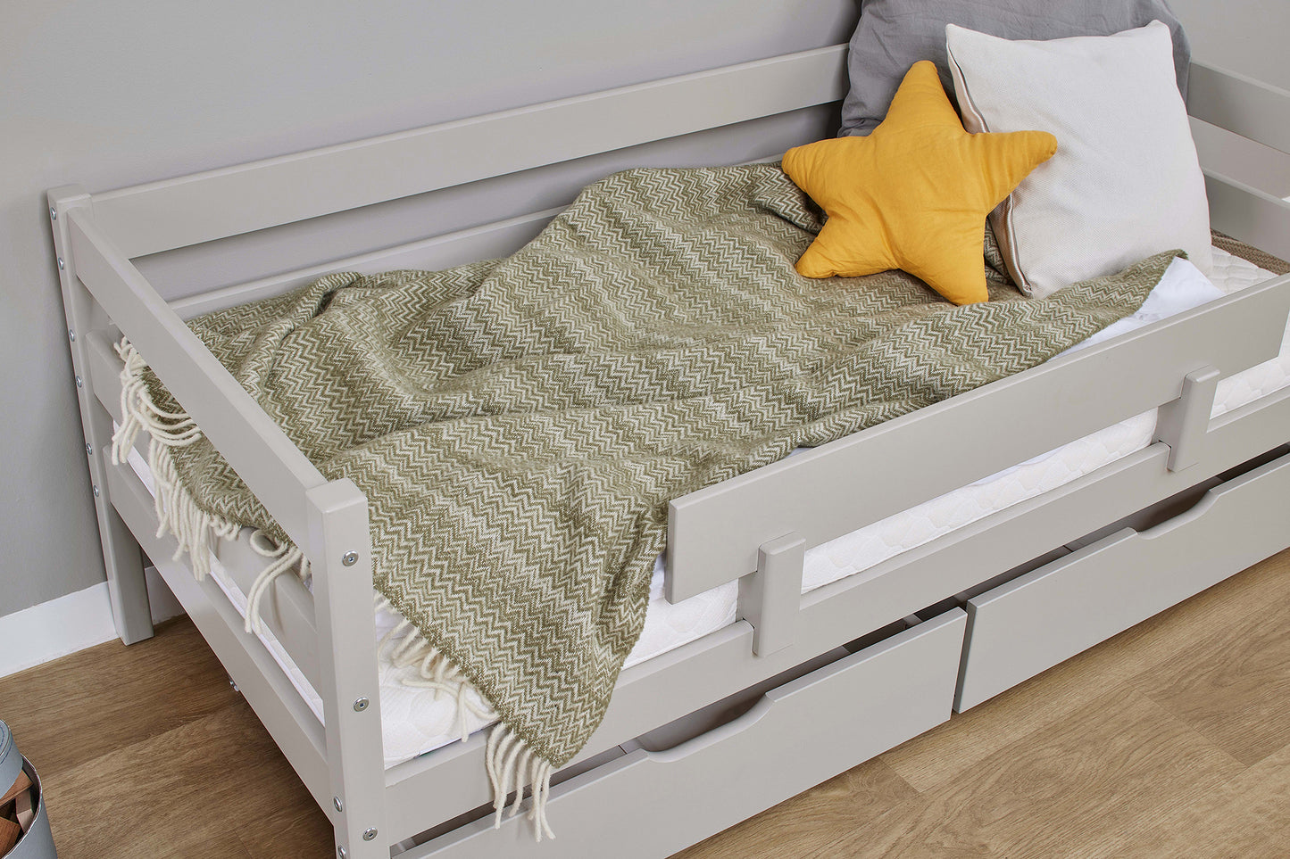 Hoppekids ECO Comfort junior bed 70x160 cm, Dove Grey