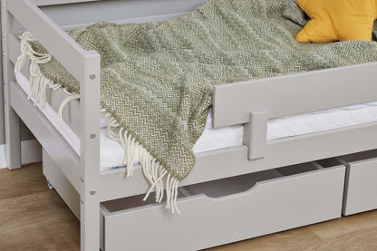 Hoppekids ECO Comfort junior bed 70x160 cm, Dove Grey