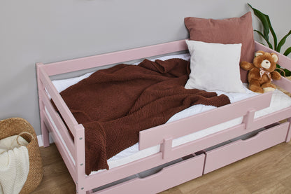 Hoppekids ECO Comfort junior bed 70x160 cm, Pale Rose