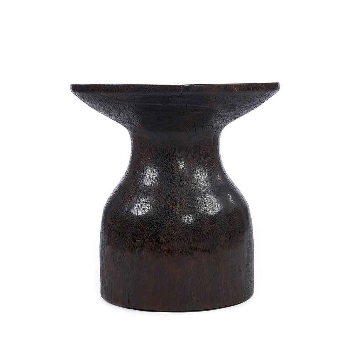 The Hourglass Side Table - Dark Walnut