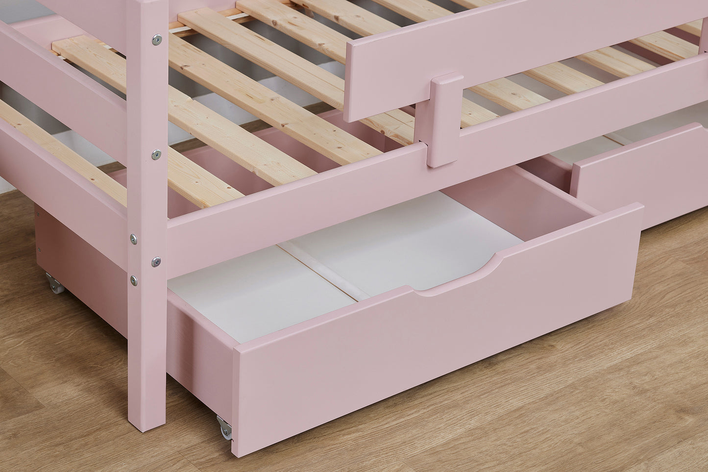 Hoppekids ECO Comfort junior bed 70x160 cm, Pale Rose
