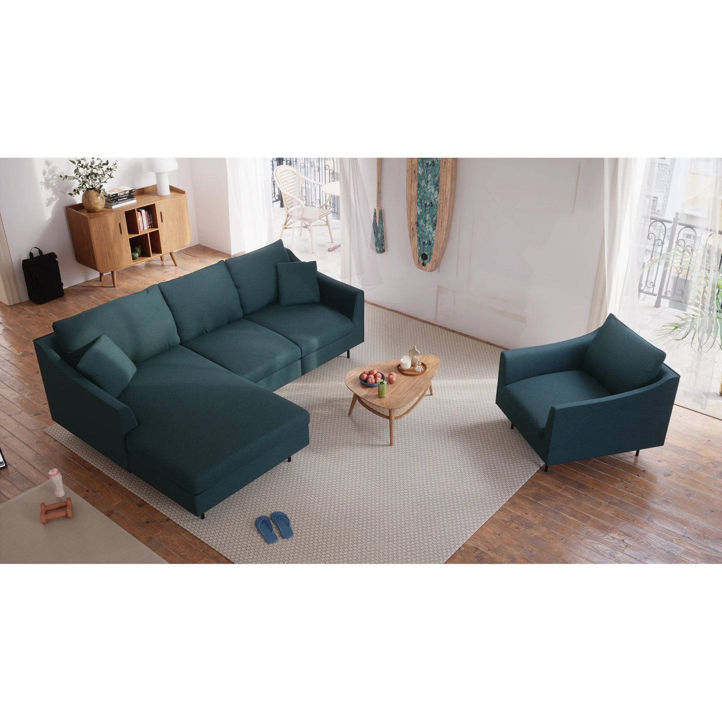 Armchair ALFAMA - Deep Blue