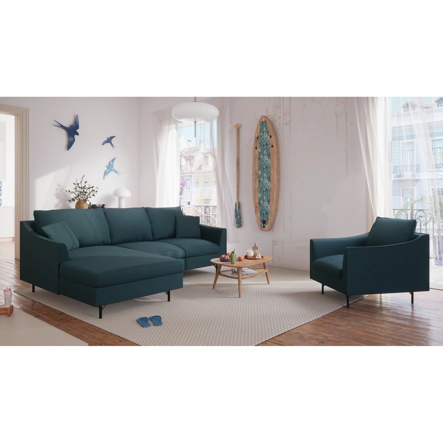 Armchair ALFAMA - Deep Blue