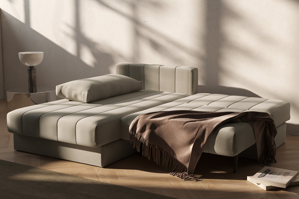 AKELLO Sofa Bed with Chaise by Innovation Living, interior
