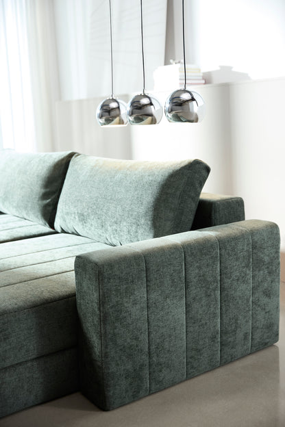 AKELLO Sofa Bed with Chaise and Arm Rests by Innovation Living, interior