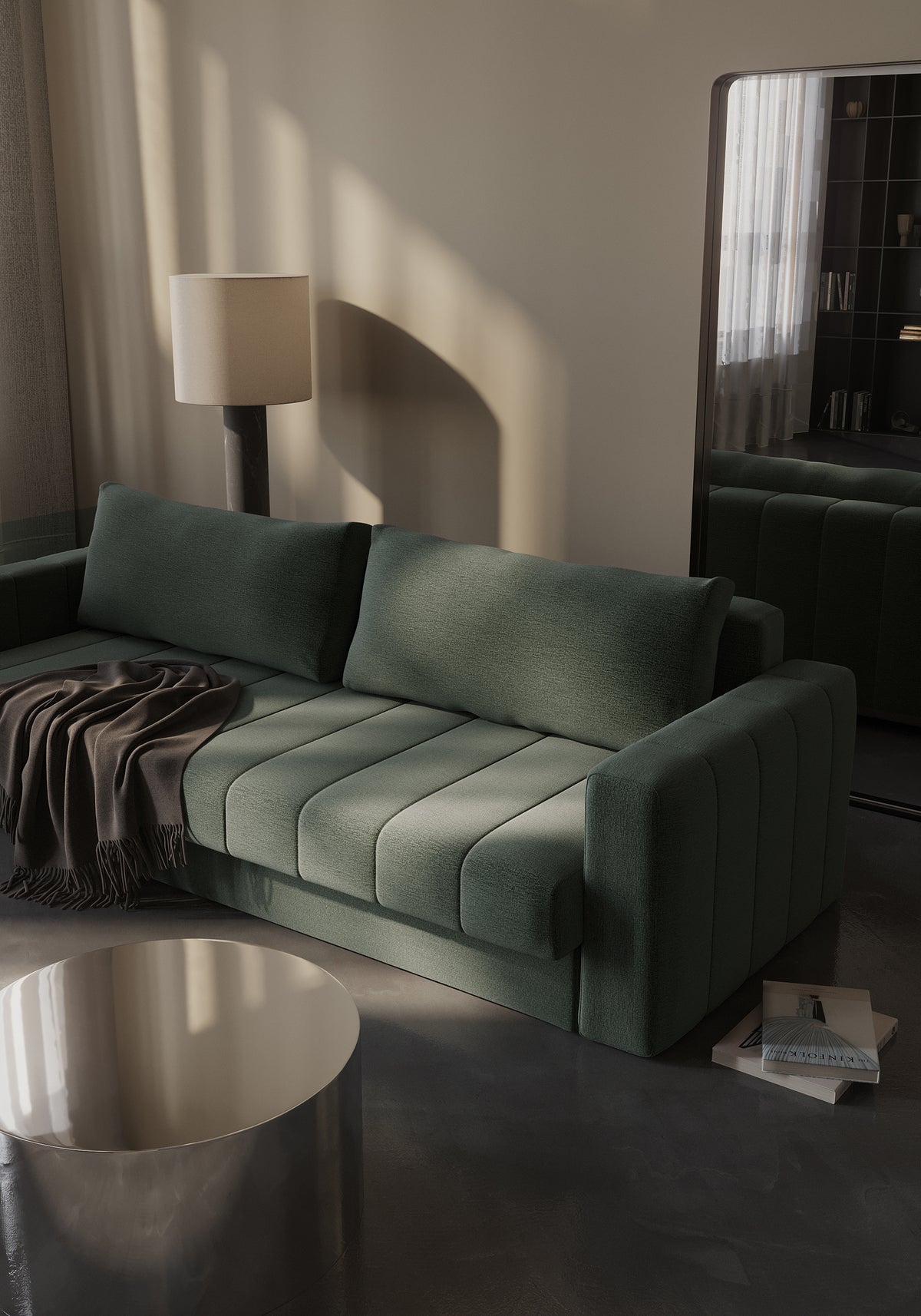 AKELLO Sofa Bed with Arm Rests by Innovation Living, interior
