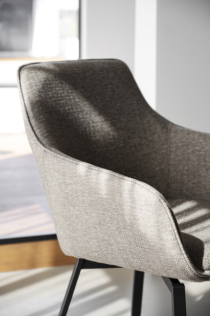 Rowico ALISON Swivel Dark Beige Set of 2 Armchairs