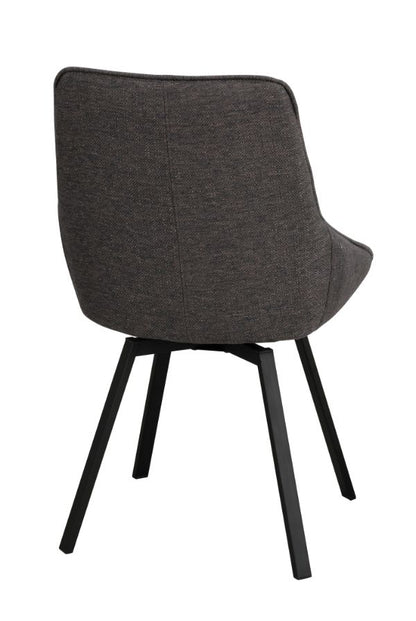 Rowico ALISON Swivel Grey Set of 2 Chairs