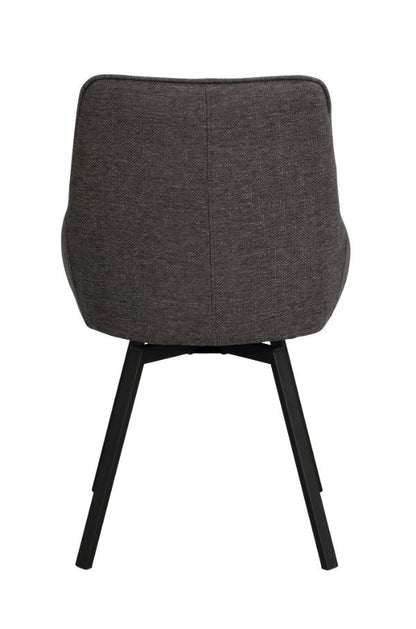 Rowico ALISON Swivel Grey Set of 2 Chairs