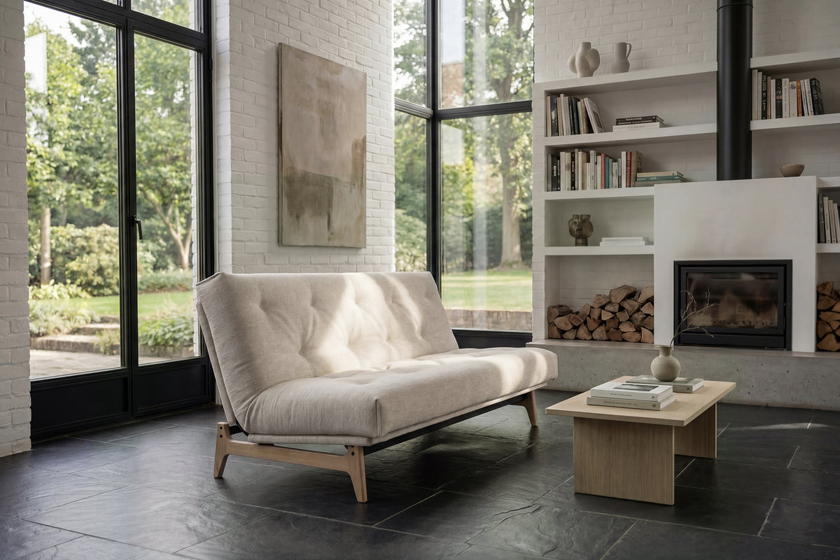 ASLAK Sofa Bed Nordic Mattress by Innovation Living, interior
