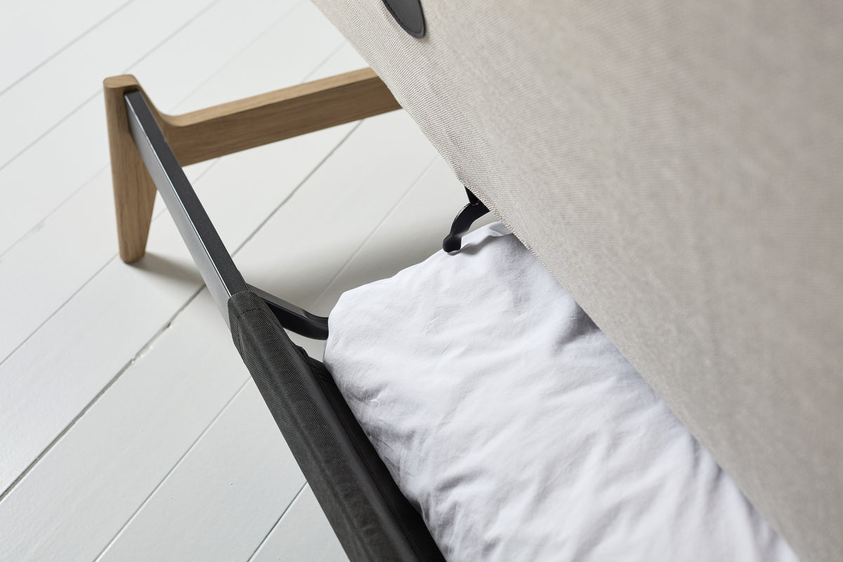 ASLAK Sofa Bed Nordic Mattress by Innovation Living, interior