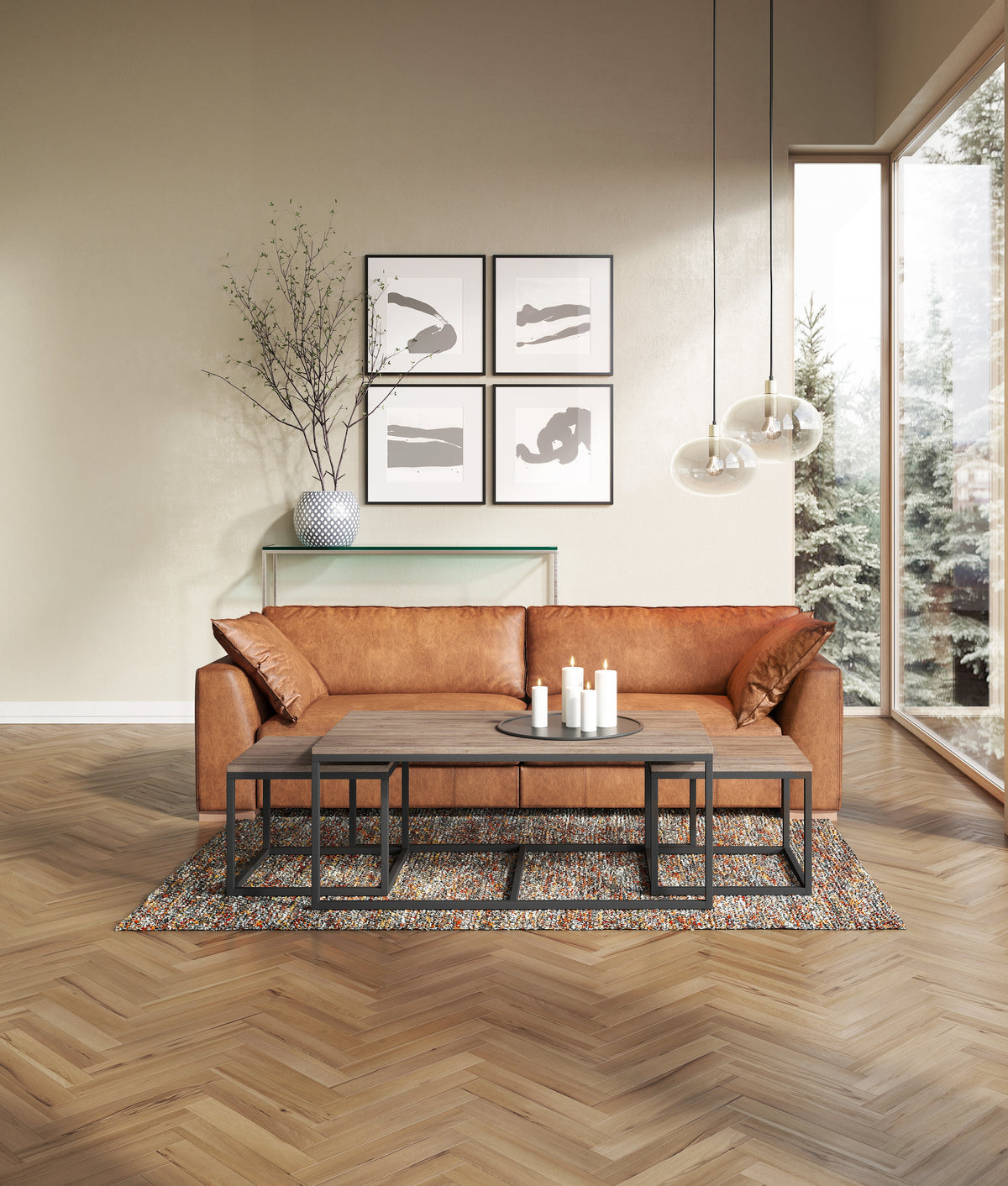 CASØ BETWEEN Coffee Tables Set of 3 130/57CM