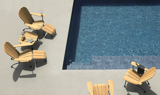 Böste lounge chairs by the pool