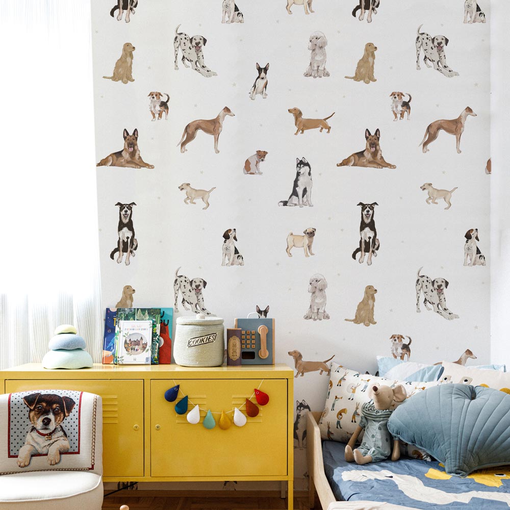 Dogs are The Best White Wallpaper