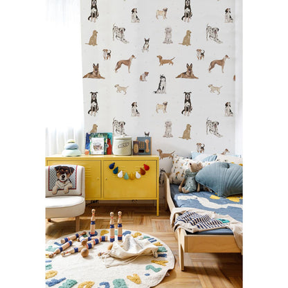 Dogs are The Best White Wallpaper