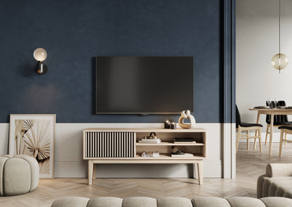 CASØ BROHOLM TV Stand with Slat Door 124CM