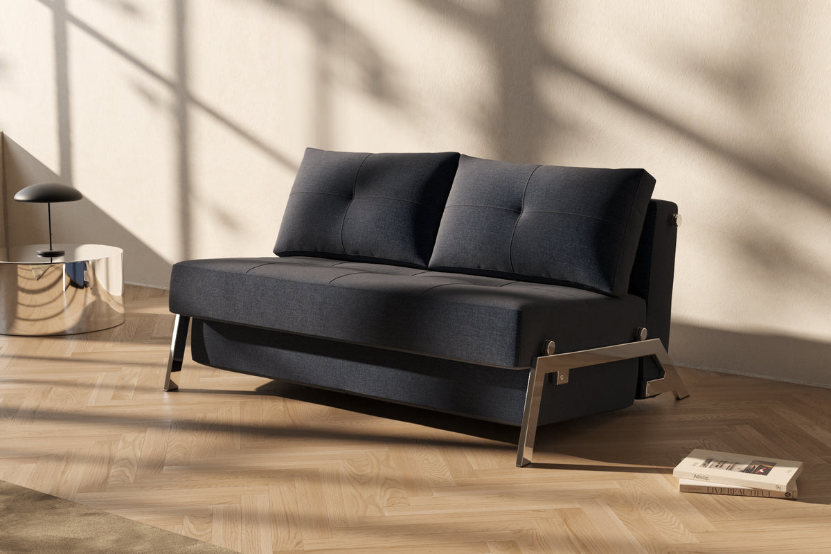 CUBED Sofa Bed Chrome 160x200CM