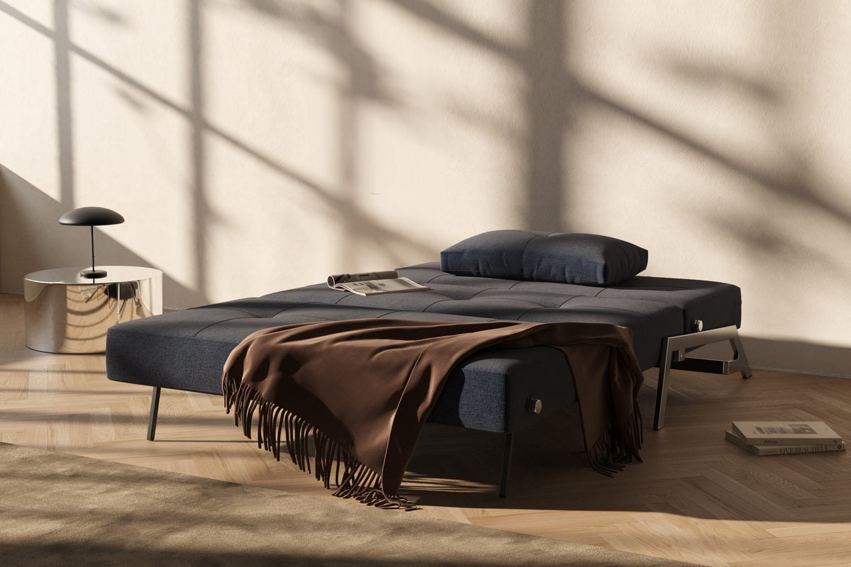 CUBED Sofa Bed Chrome 140x200CM
