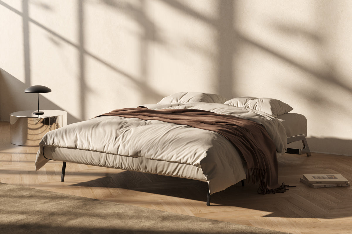 CUBED Sofa Bed Chrome 140x200CM