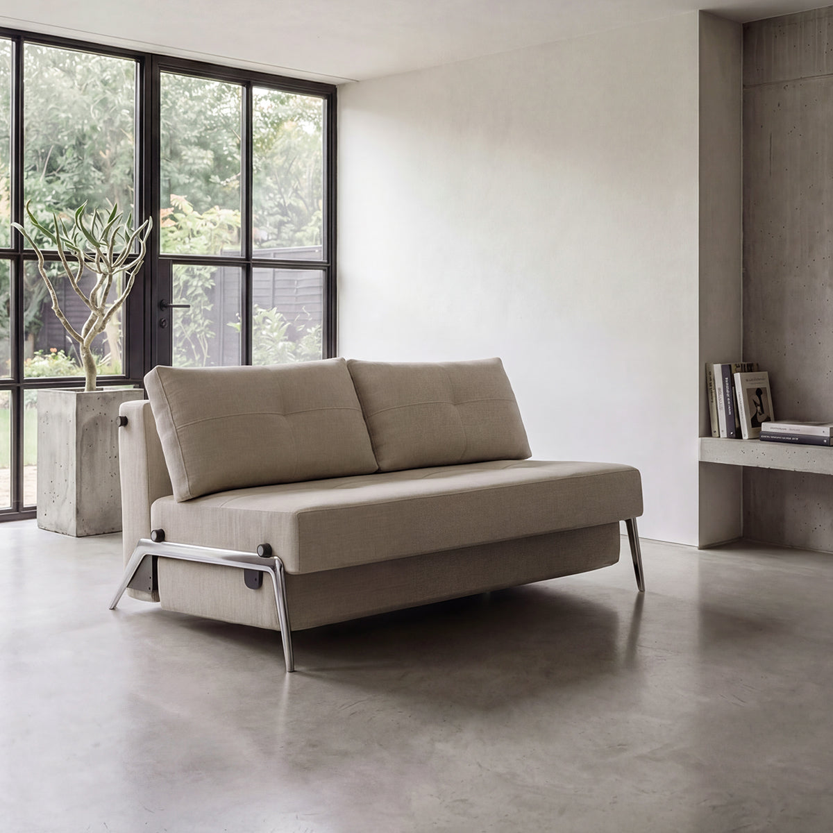 CUBED Sofa Bed Aluminium by Innovation Living, interior