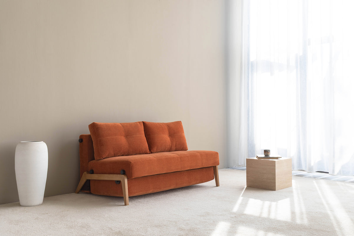 CUBED Sofa Bed Oak 160x200CM