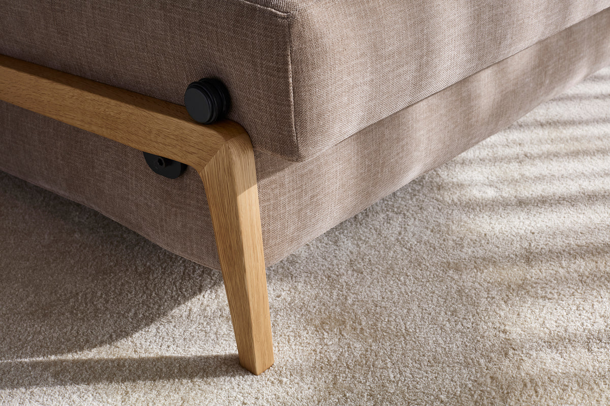 CUBED Sofa Bed Oak by Innovation Living, interior