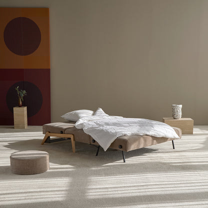 CUBED Sofa Bed Oak by Innovation Living, interior