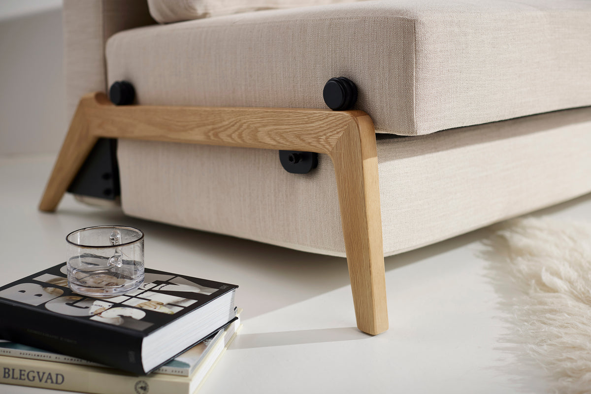CUBED Sofa Bed Oak 140x200CM