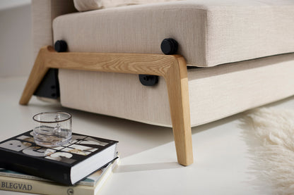 CUBED Sofa Bed Oak 140x200CM