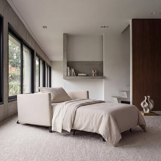 CUBED Chair Bed with Arm Rests by Innovation Living, interior