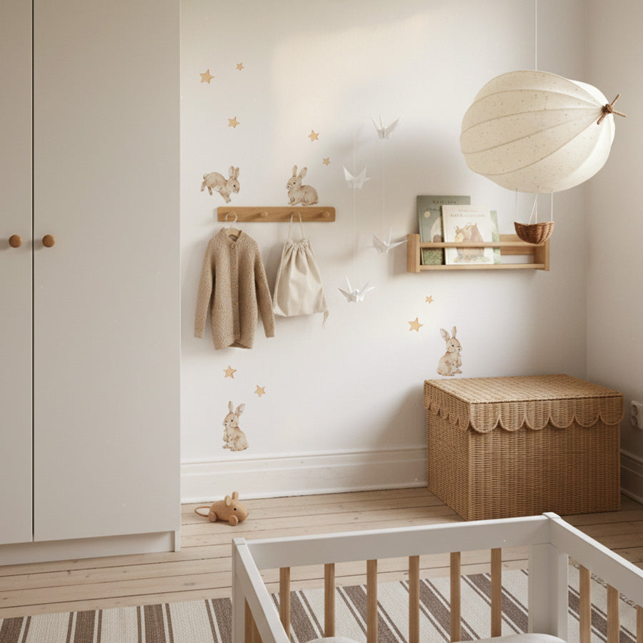 Rabbits stars Wall stickers