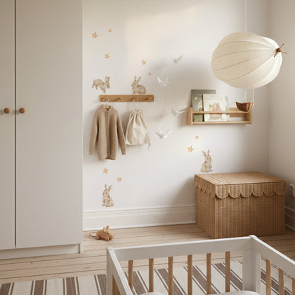 Rabbits stars Wall stickers