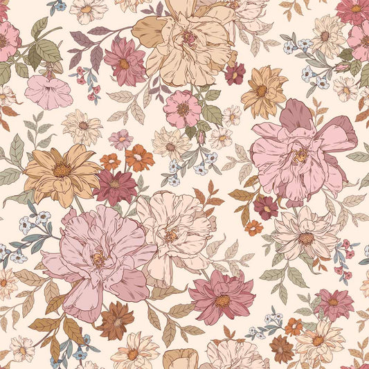 Rainbow Flowers Wallpaper