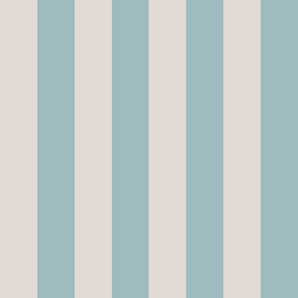 Portofino Stripes Blue Wallpaper