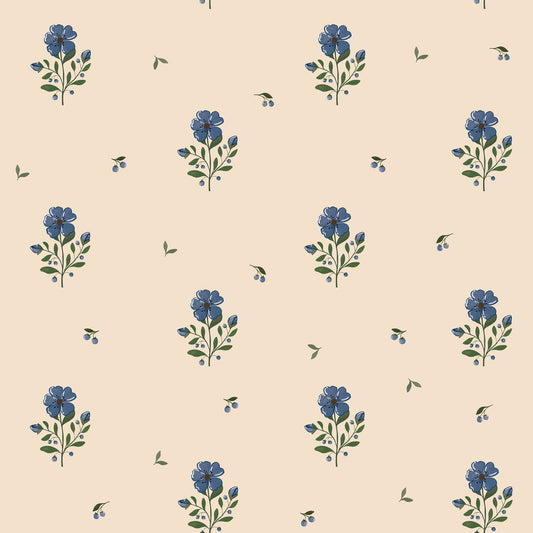 Dreamy Vintage Flowers Wallpaper