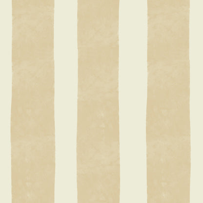 Stripes Draw Beige Wallpaper