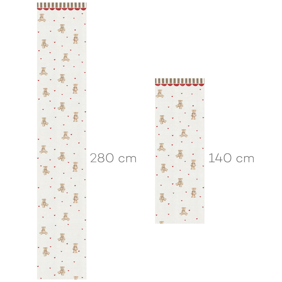 Teddy bears with ornament Wallpaper