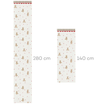 Teddy bears with ornament Wallpaper