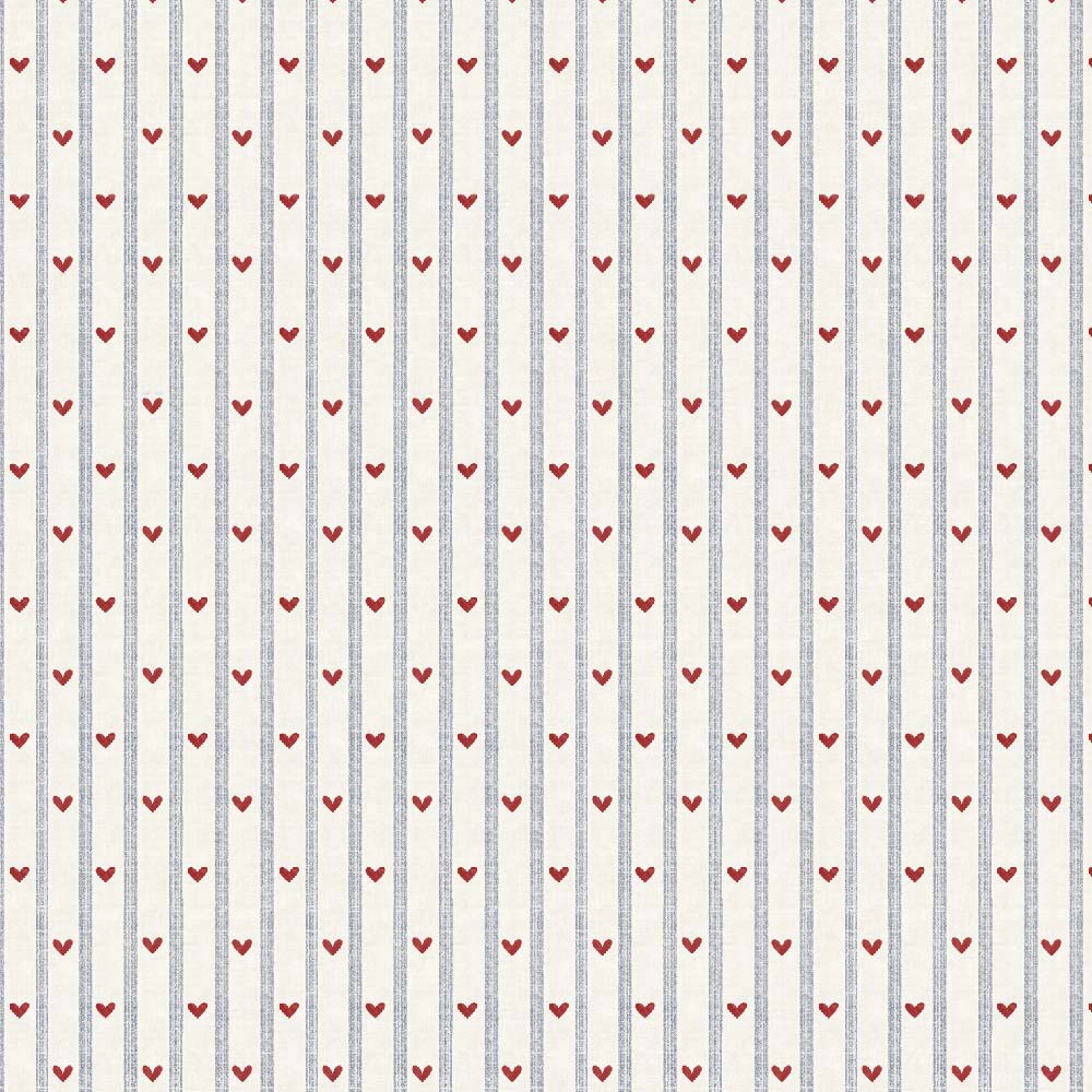 Hearts and stripes morning Wallpaper